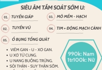 Gói Siêu Âm Tổng Quát 5 vị trí